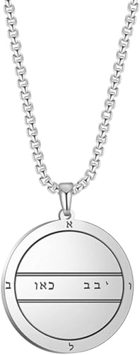 ZIAFRPN Punk Halskette Muster Anhänger Medaillon Hip Hop Herren Halskette Modischer Schmuck von ZIAFRPN