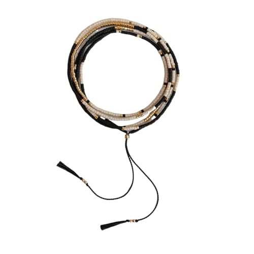 ZIAFRPN Rocaille-Perlenarmband für Frauen Mehrschichtig verstellbar stapelbar Boho Schmuck handgemachte Strandarmbänder Geschenke für Sie von ZIAFRPN