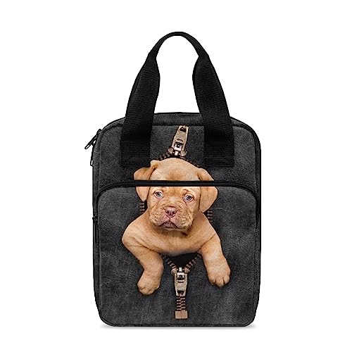 ZIATUBLES Bibelhüllen für Damen und Herren, Bibelhülle, Tragetasche, Bibeltasche, Bibeltasche, Bibeltasche, Kinder-Bibelhülle, Bordeaux-Hund, Einheitsgröße von ZIATUBLES