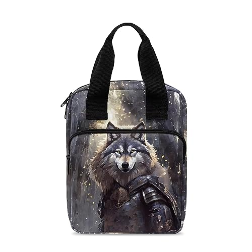 ZIATUBLES Bibelhüllen für Damen und Herren, Bibelhülle, Tragetasche, Bibeltasche, Bibeltasche, Bibeltasche, Kinder-Bibelhülle, Wolf Kungfu, Einheitsgröße von ZIATUBLES