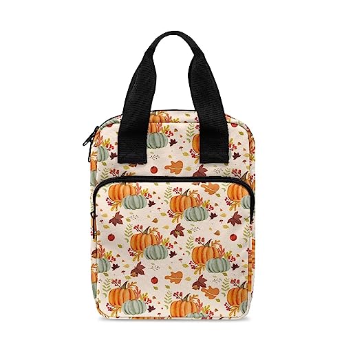 ZIATUBLES Bibeltaschen für Frauen Männer Bibelhülle Tote Bibeltasche Bibelhüllen mit Griff und Tasche Bibelbuchtasche, Kürbisse Ahornblatt, Einheitsgröße von ZIATUBLES