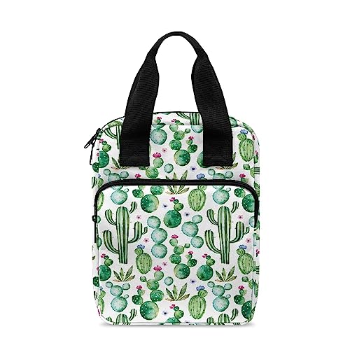 ZIATUBLES Bibeltaschen für Frauen Männer Bibelhülle Tote Bibeltasche Bibelhüllen mit Griff und Tasche Bibelbuchtasche, cactus, Einheitsgröße von ZIATUBLES