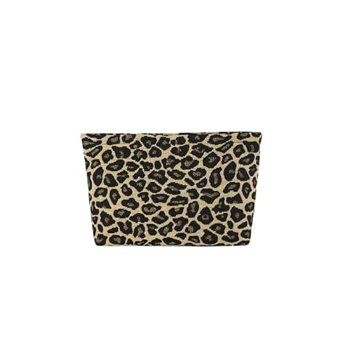 Große Make-up-Tasche mit Leopardenmuster, stilvoll und niedlich, Kulturbeutel, Handtasche für Damen und Mädchen, strapazierfähiges Material, leicht zu reinigen, a, Leopardenmuster Große Make-up-Tasche mit Leopardenmuster, stilvoll und niedlich, Kulturbeutel, Handtasche für Damen und Mädchen, strapazierfähiges Material, leicht zu reinigen, a, Leopardenmuster von ZICIgalique