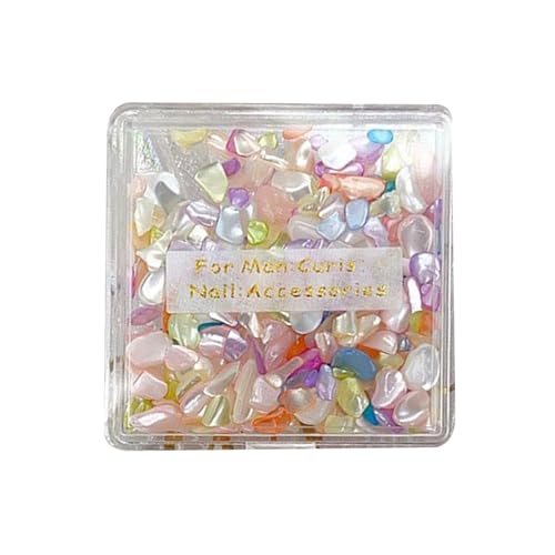 1Box ​​3D Nagel Für Frauen Und Mädchen Bunte Shell Nägel Kunst Formen Schmuck Zubehör Dekoration Handwerk Liefert von ZIDDAR
