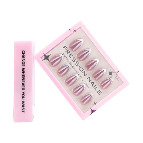 30 PCs Mandelform Falsche Nägel Vollbezüge Kleben Auf Nägel Französische Acrylnägel Einfache Presse Auf Nägeln Für Frauen Mädchen von ZIDDAR