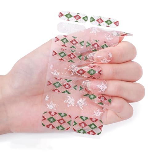 Saisonale Nagelverzierung Weihnachtsmann Nagelkunst Aufkleber Maniküre Nagelaufkleber Dekoration Für Weihnachtsfeiern von ZIDDAR
