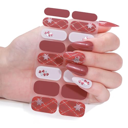 Saisonale Nagelverzierung Weihnachtsmann Nagelkunst Aufkleber Maniküre Nagelaufkleber Dekoration Für Weihnachtsfeiern von ZIDDAR