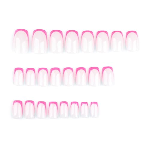 Square Press On Nails Designs Gefälschte Nägel Kleber Auf Nägeln Künstlicher Acrylnägel 12 Größe 24 Pcs Stick Auf Nägeln Für Frauen von ZIDDAR