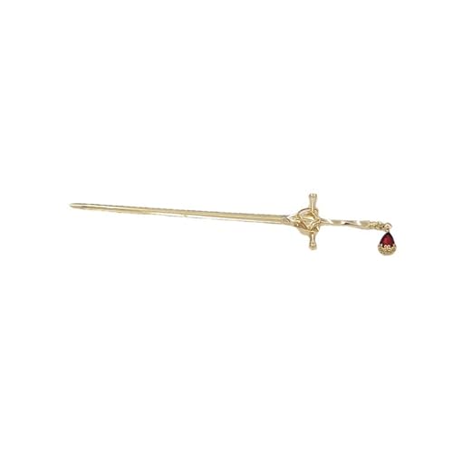 ZIDDAR Mehrzweck Chinesische Schwerter Quastenhaarstock Für Frauen Brötchen Mit Elegantem Haargeschwindigkeit In Gold Und Silber Designs von ZIDDAR