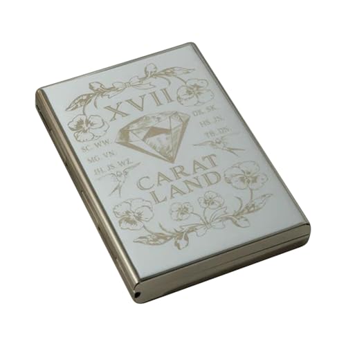 ZIDDAR Metallkarteninhaber Kreditkartenhalter Visitenkartenhalter Kartenkoffer Geldbörsen Name Kartenhalter Für Erwachsene von ZIDDAR