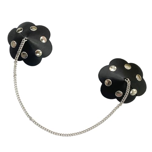 ZIDDAR Paar Wiederverwendbare Pailletten Selbstklebende Silikonnippelabdeckungen Pastien Leuchten Aufkleberabdeckungen Pads Pailletten Nippel Blütenblätter von ZIDDAR