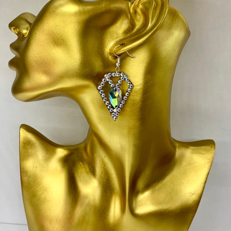 Ohrringe Für Gesellschaftstanz, Ballsaal Ohrringe, Zubehör, Ballsaal-Schmuck Ohrringe-Ballsaal-Latein-Tanz-Wettbewerb von ZIDDeco