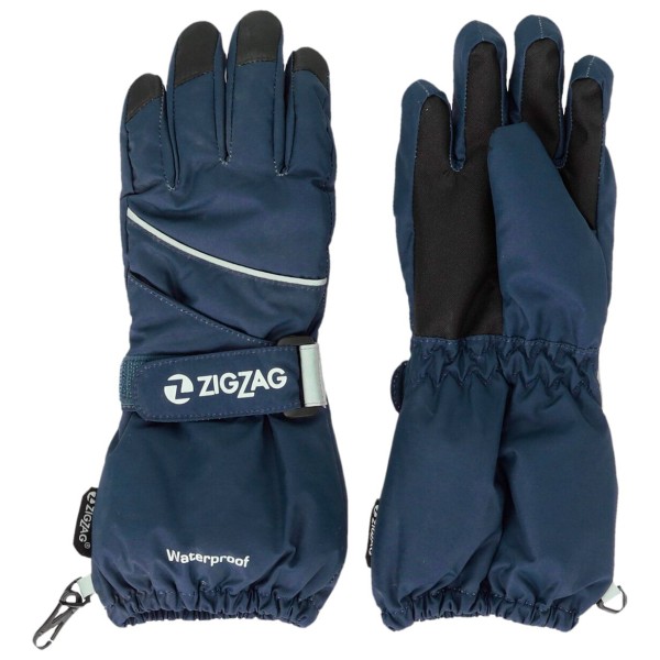 ZIG ZAG - Kid's Kempston Glove with Dropliner - Handschuhe Gr 140/146 - 8-10 Years blau von ZIG ZAG