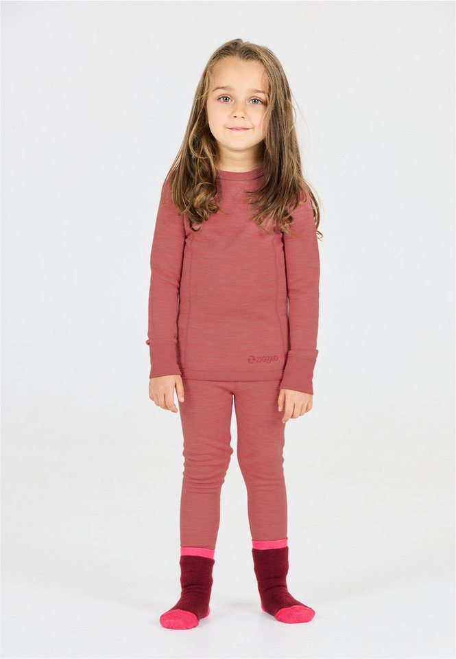 ZIGZAG Funktionsshirt Funktionswäsche-Set Pattani (2-tlg) mit hohem Merinowolle-Anteil von ZIGZAG