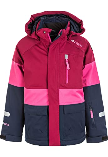ZIGZAG Kinder Ski Jacket Taylora 4055 Beet Red 140 von ZIGZAG