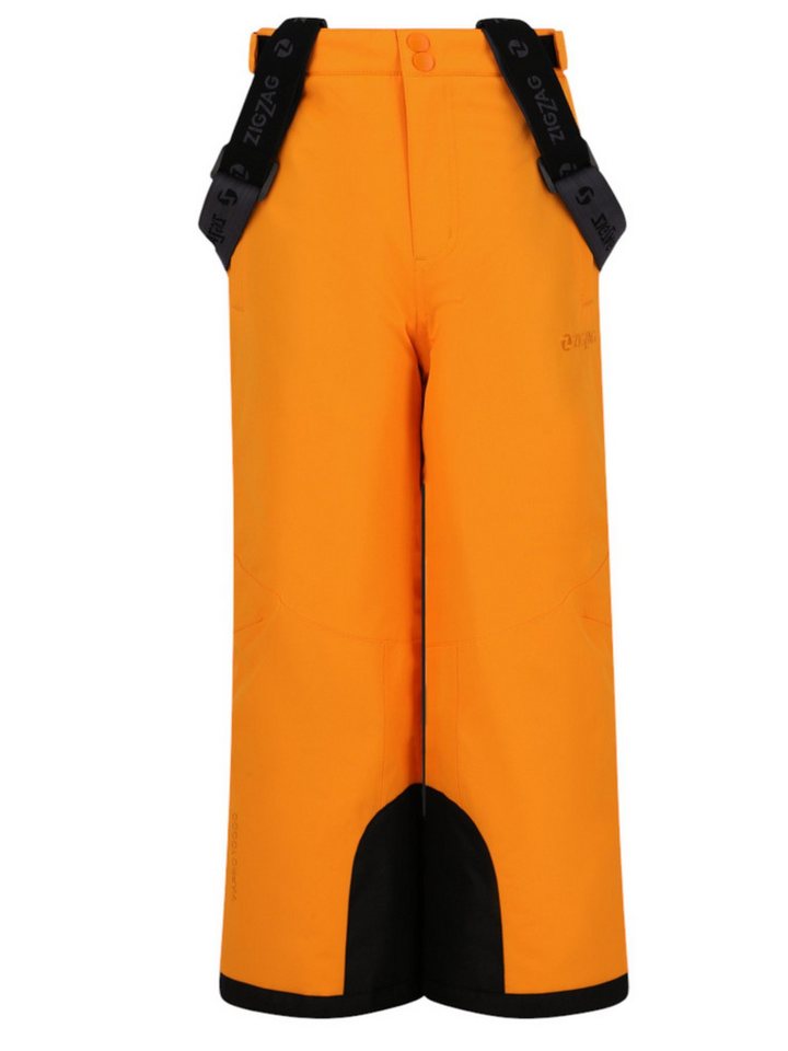 ZIGZAG Skihose ProvoW-PRO 10.000 (wasserdicht, atmungsaktiv, Schneefang) orange von ZIGZAG