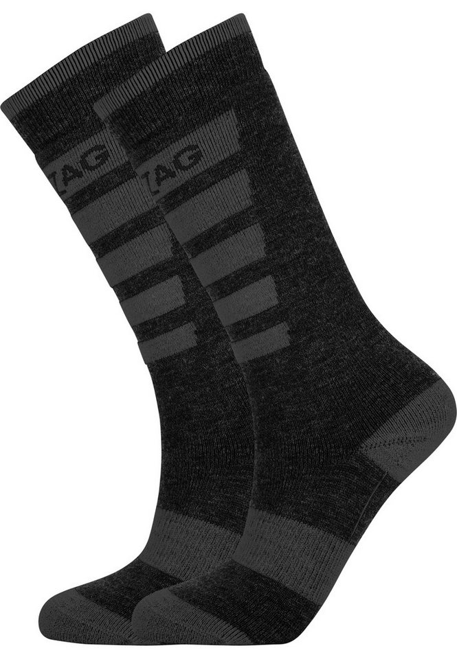 ZIGZAG Socken Znow im 2er-Pack mit atmungsaktivem Material von ZIGZAG