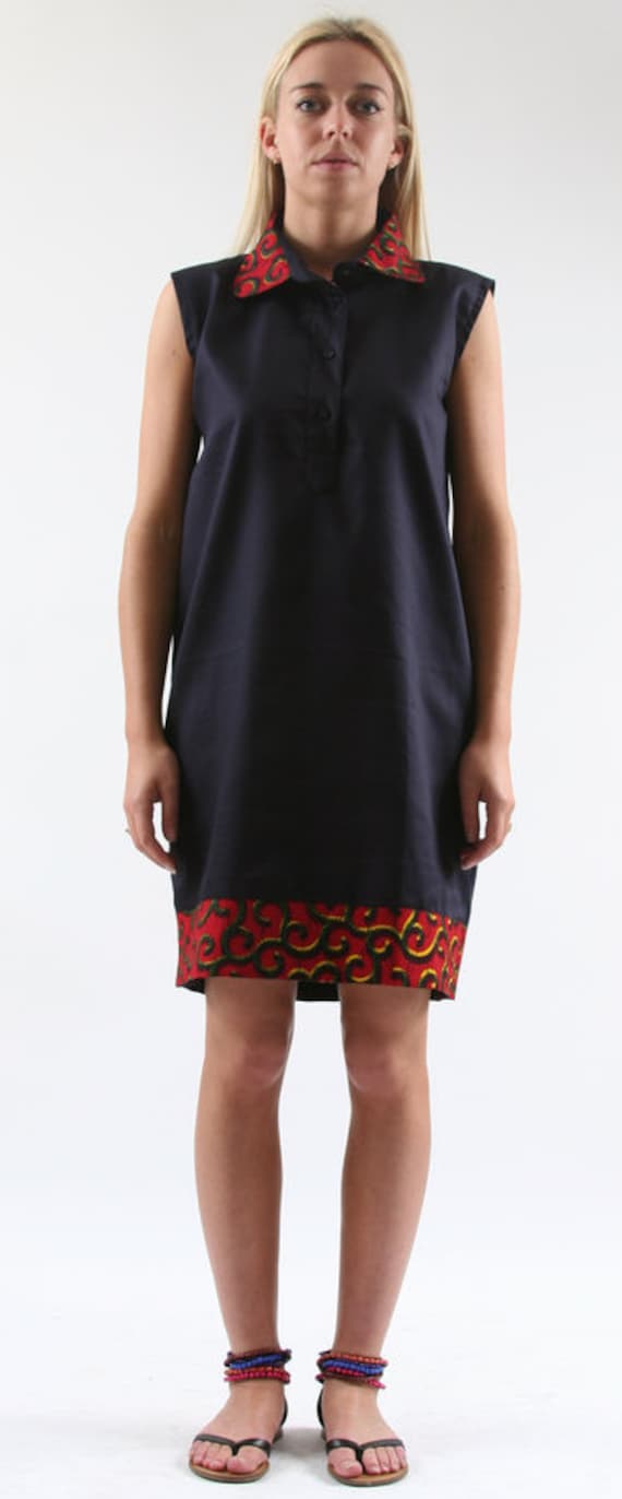 Baumwollkleid Mit Wachspasse Baumwollkleid Mit Wachspasse von ZIGZZAG