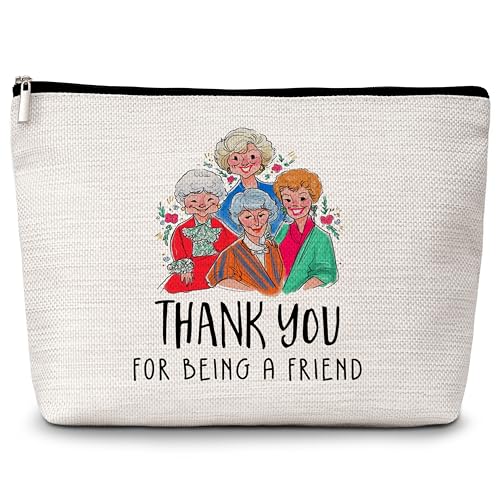 ZIIUFRN Dankeschön-Geschenke für Frauen, inspirierendes Zitat, Make-up-Tasche, Reise-Kosmetiktasche für Freunde, Schwester, Besties, BFF, Geburtstagsgeschenke – A03, Mehrfarbig von ZIIUFRN