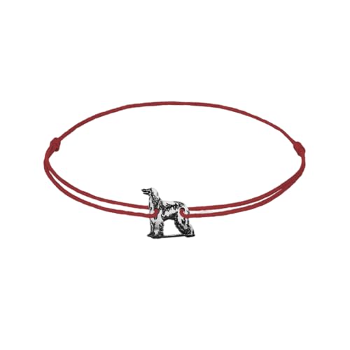 ZILIA Afgan Hound Dog Bracelet burgundy S von ZILIA