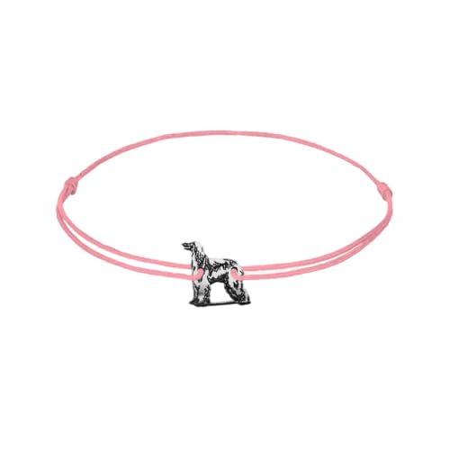 ZILIA Afgan Hound Dog Bracelet pink L von ZILIA