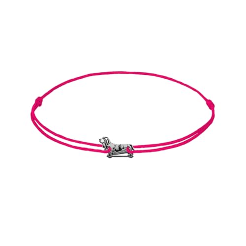 ZILIA Basset Hound Dog Bracelet magenta M von ZILIA