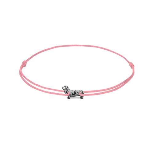 ZILIA Basset Hound Dog Bracelet pink S von ZILIA