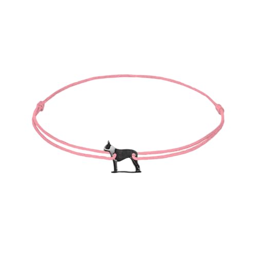 ZILIA Boston Terrier Bracelet pink M von ZILIA