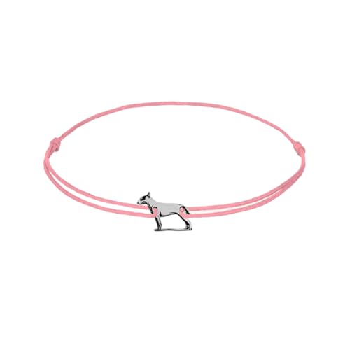 ZILIA Bull Terrier Dog Bracelet pink S von ZILIA