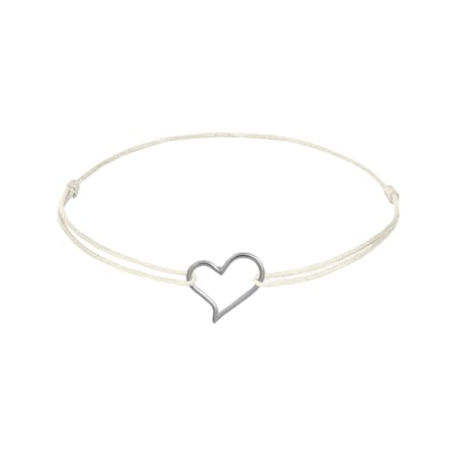 ZILIA Contour Heart Belle Bracelet cream L von ZILIA