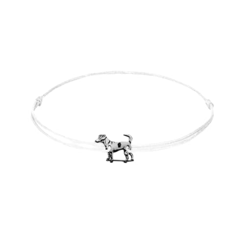 ZILIA Jack Russel Dog Bracelet white M von ZILIA