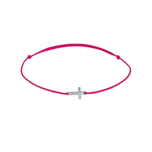 ZILIA Jewelry Armband Kreuz Magenta, M 0.5 Gramm von ZILIA