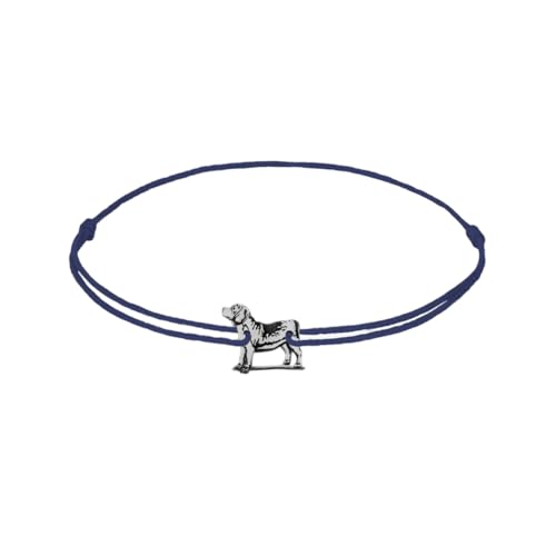 ZILIA Jewelry Beagle Dog Bracelet Navy Blue M von ZILIA