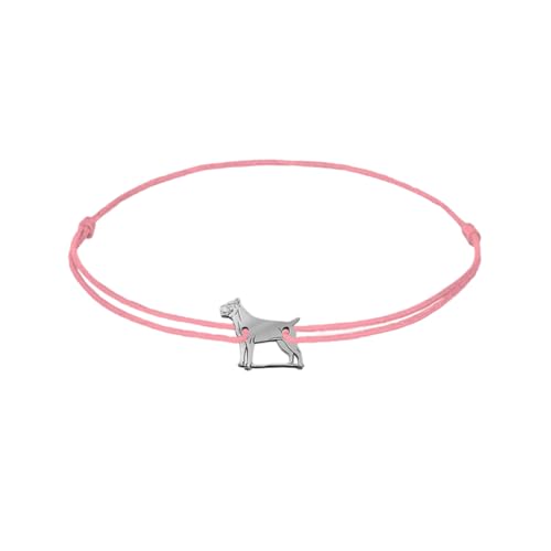 ZILIA Jewelry Cane Corso Dog Bracelet pink L von ZILIA