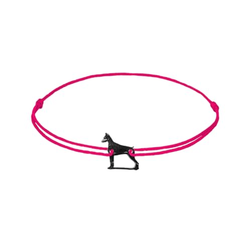 ZILIA Jewelry Dobberman Dog Bracelet magenta M von ZILIA