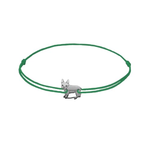 ZILIA Jewelry French Bulldog Bracelet Min Green L von ZILIA