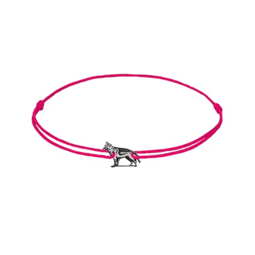 ZILIA Jewelry German Shepherd Dog Bracelet magenta L von ZILIA