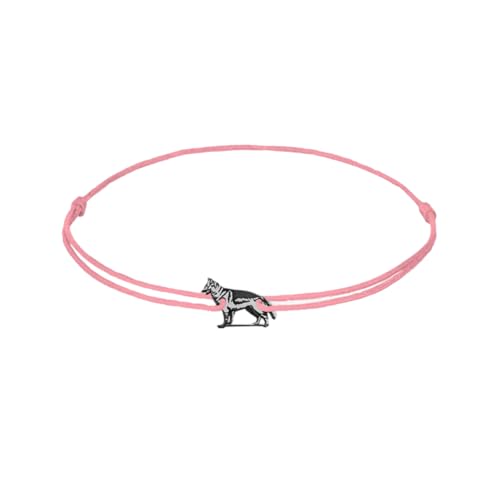 ZILIA Jewelry German Shepherd Dog Bracelet pink M von ZILIA