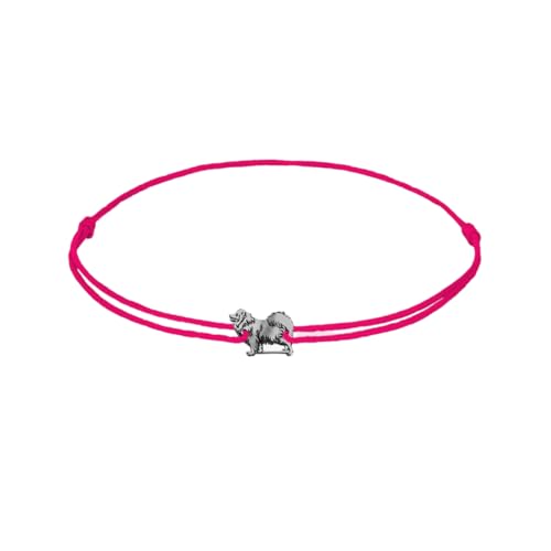 ZILIA Jewelry Japanese Spitz Dog Bracelet magenta S von ZILIA