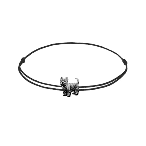 ZILIA Jewelry Westie Dog Bracelet black S von ZILIA