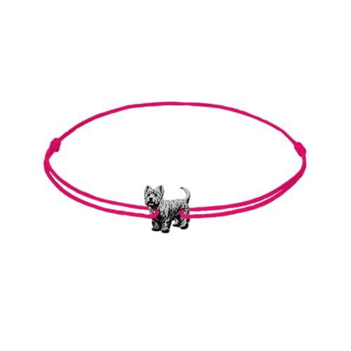 ZILIA Jewelry Westie Dog Bracelet magenta M von ZILIA