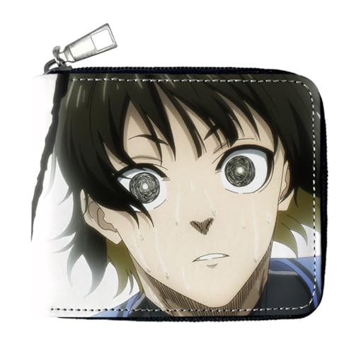 ZILUXI Blue Lo-ck Anime -Geldbörsen, Praktische Reißverschluss Card Holder Wallet, Organizer Geldbörsen Geschenk für Kinder & Teenager(Color:Multicolor 10) von ZILUXI