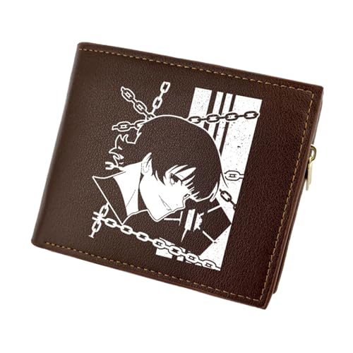 ZILUXI Blue Lo-ck Geldbeutel Anime Mittelgroß, Zweifach Gefalteter Geldbörse Klein, PU Leder Geldbörse Kreditkartenhalter, für Anime-Fan-Geschenke Jungen und Mädchen(Color:Multicolor 3) von ZILUXI