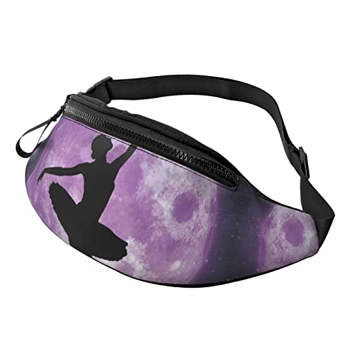 Ballerina Dance Crossbody Tasche Hüfttasche Handy Gürteltasche Übung Yoga Reisen Laufen Freisprecheinrichtung Geldbörse von ZIMBRO