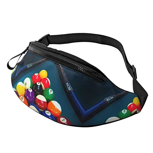 Billard Crossbody Tasche Hüfttasche Handy Gürteltasche Übung Yoga Reisen Laufen Freisprecheinrichtung Geldbörse von ZIMBRO