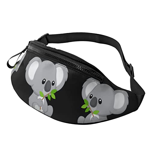 Koala Eat Leaf Crossbody Tasche Hüfttasche Handy Gürteltasche Übung Yoga Reisen Laufen Freisprecheinrichtung Geldbörse von ZIMBRO