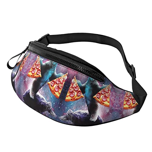 Pizza Faultier Crossbody Tasche Hüfttasche Handy Gürteltasche Übung Yoga Reisen Laufen Freisprecheinrichtung Geldbörse von ZIMBRO