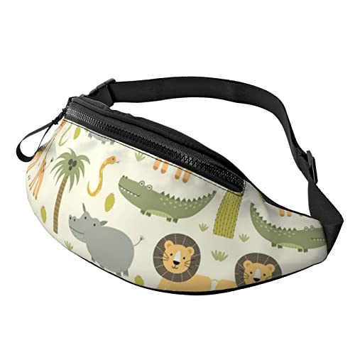 Safari Animals Crossbody Tasche Hüfttasche Handy Gürteltasche Übung Yoga Reisen Laufen Freisprecheinrichtung Geldbörse von ZIMBRO