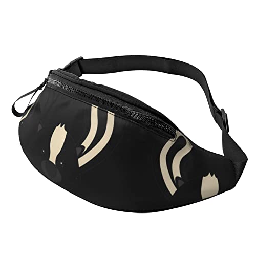 Skunk Crossbody Tasche Hüfttasche Handy Gürteltasche Übung Yoga Reisen Laufen Freisprecheinrichtung Geldbörse von ZIMBRO