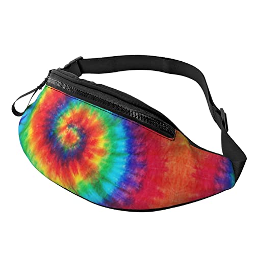 Tie Dye Hippies Crossbody Tasche Hüfttasche Handy Gürteltasche Übung Yoga Reisen Laufen Freisprecheinrichtung Geldbörse von ZIMBRO